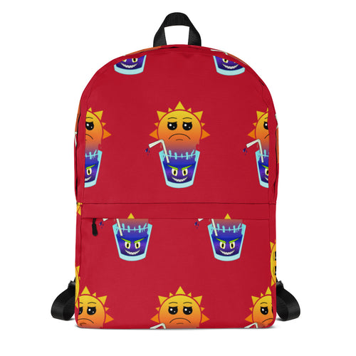 Red Sun Straws Backpack