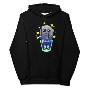 Sun Straws Black Hoodie