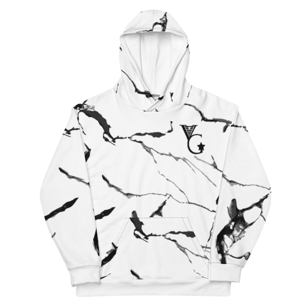 B&W Marble Hoodie