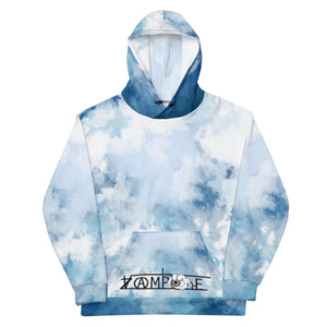 Blue Clouds Z/V Unisex Hoodie