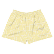 Load image into Gallery viewer, Yellow Athletic Short Shorts | Purple-Yellow Key