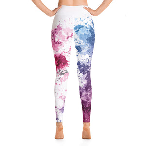 Yoga Leggings | Colorful Paint Splatters