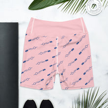 Load image into Gallery viewer, Women&#39;s Yoga Shorts | Pink &amp; Blue