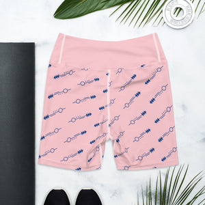 Women's Yoga Shorts | Pink & Blue